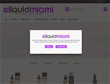 Tablet Screenshot of eliquidmiami.com